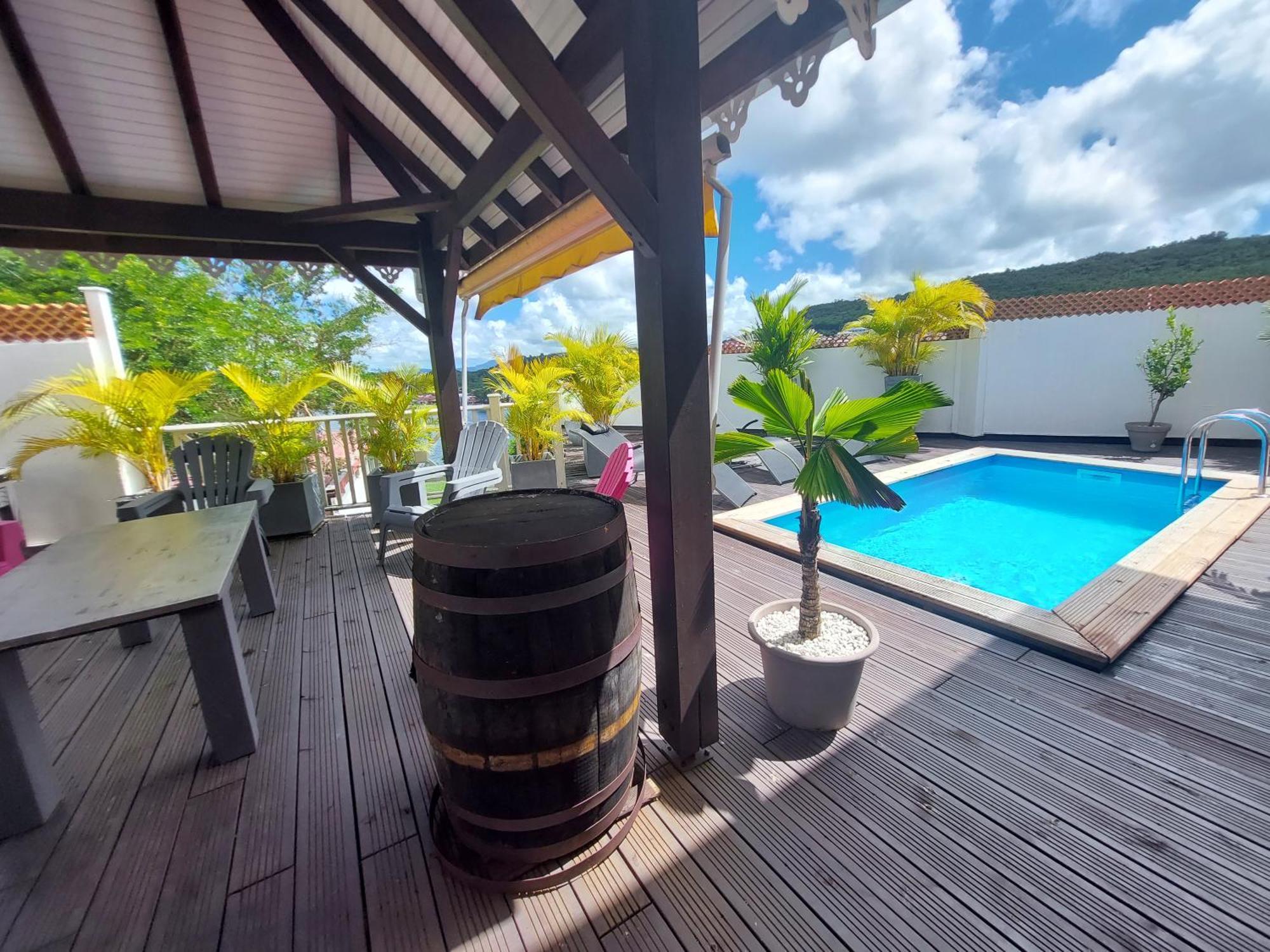 Villa Nautilia, Vue Mer, Proche Plage Les Trois-Ilets Luaran gambar