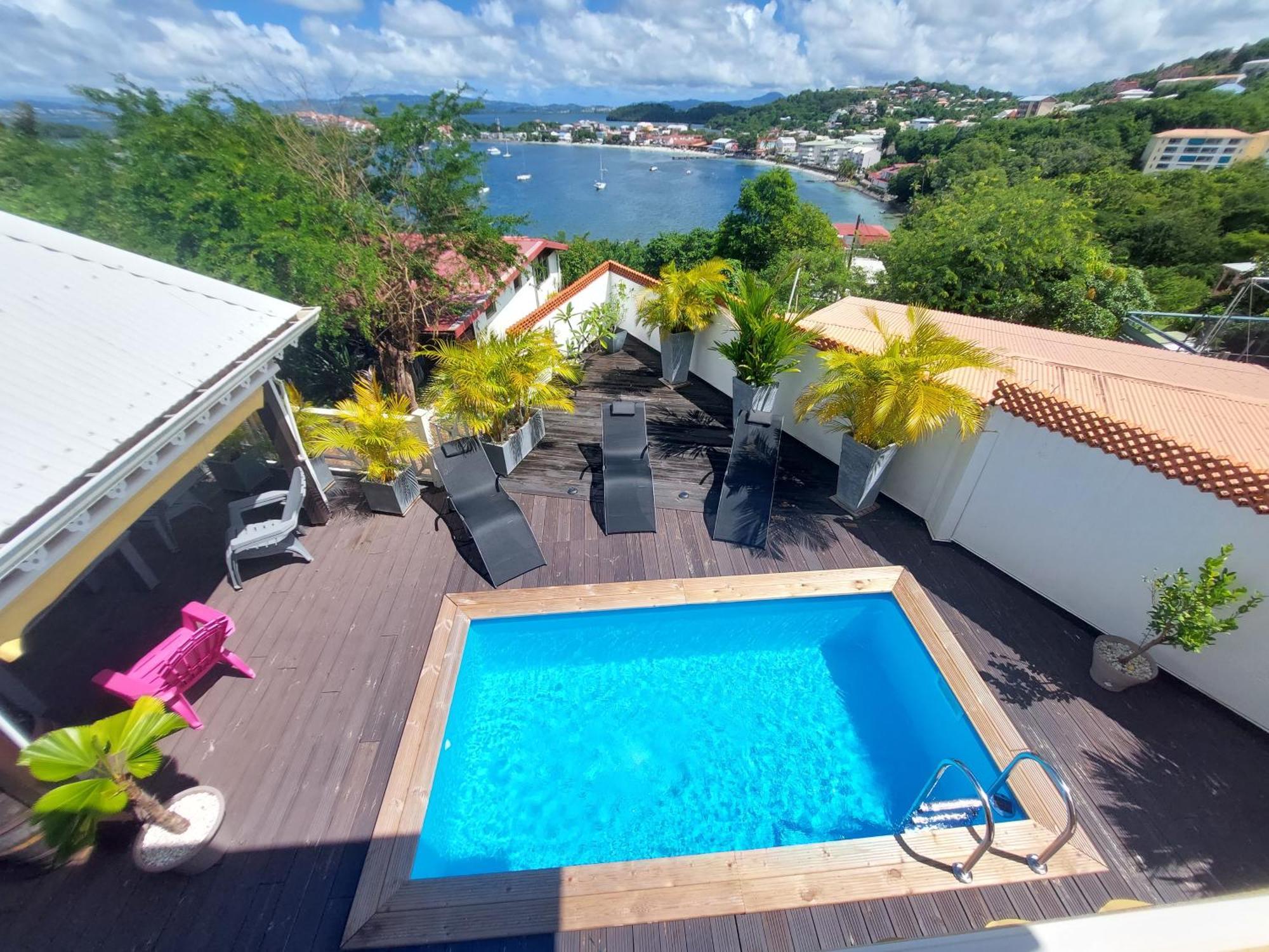 Villa Nautilia, Vue Mer, Proche Plage Les Trois-Ilets Luaran gambar